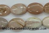 CSS205 15.5 inches 13*18mm oval natural sunstone beads