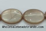 CSS206 15.5 inches 18*25mm oval natural sunstone beads