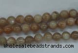 CSS241 15.5 inches 6mm round natural sunstone beads