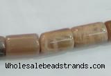 CSS253 15.5 inches 10*16mm column natural sunstone beads