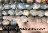 CSS406 15.5 inches 12*16mm - 15*20mm faceted nuggets sunstone beads