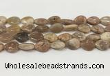 CSS408 15.5 inches 13*18mm flat teardrop sunstone beads wholesale