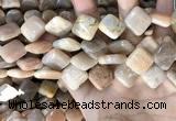 CSS431 15.5 inches 16*16mm diamond sunstone beads wholesale