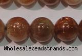 CSS555 15.5 inches 10mm round natural golden sunstone beads