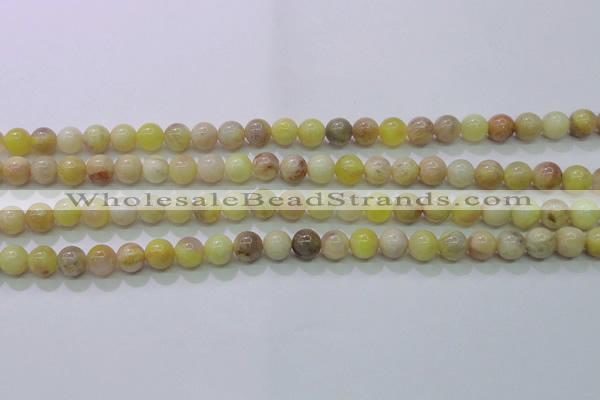 CSS601 15.5 inches 6mm round yellow sunstone gemstone beads