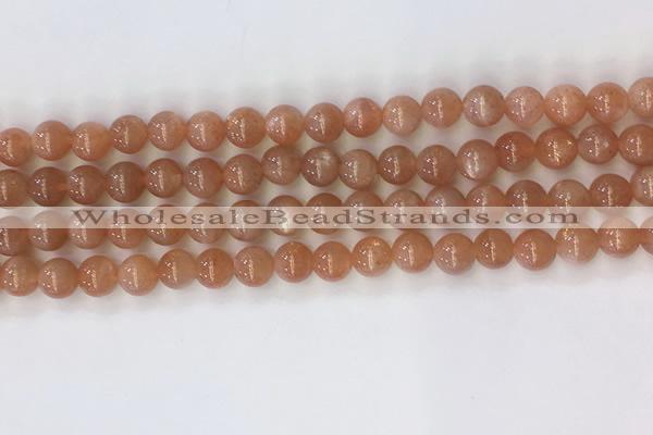 CSS704 15.5 inches 6mm round natural golden sunstone beads