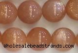 CSS710 15.5 inches 8mm round natural golden sunstone beads