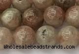 CSS722 15.5 inches 8mm round sunstone beads wholesale