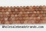 CSS753 15.5 inches 8mm round golden sunstone beads wholesale