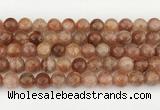 CSS755 15.5 inches 11mm round golden sunstone beads wholesale