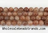 CSS756 15.5 inches 12mm round golden sunstone beads wholesale