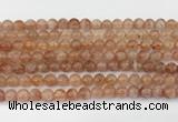 CSS761 15.5 inches 6mm round golden sunstone beads wholesale