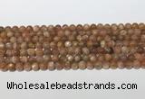 CSS784 15.5 inches 6mm round sunstone gemstone beads wholesale