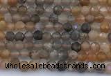 CSS846 15 inches 3mm faceted round sunstone beads