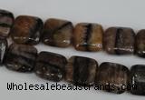 CST42 15.5 inches 12*12mm square staurolite gemstone beads wholesale