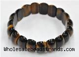 CTB18 8 inches 20*30mm  tiger eye stretch bracelet wholesale