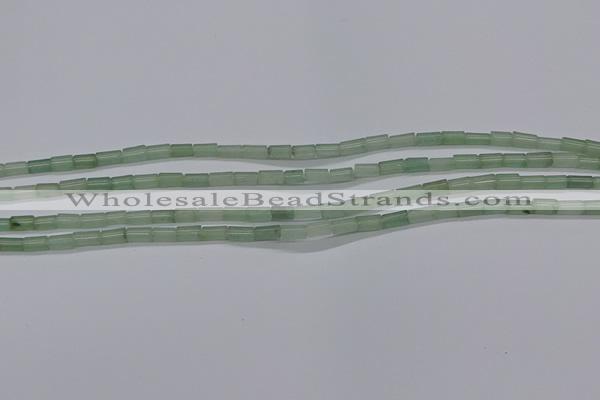 CTB302 15.5 inches 4*6mm tube green aventurine beads wholesale