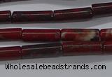 CTB333 15.5 inches 4*13mm tube brecciated jasper beads wholesale