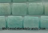 CTB546 15.5 inches 10*13mm triangle amazonite beads wholesale