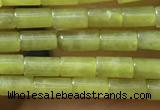 CTB814 15.5 inches 2*4mm tube korean jade beads wholesale