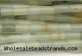 CTB963 15 inches 2*4mm tube amazonite beads