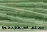 CTB965 15 inches 2*4mm tube green aventurine jade beads