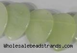 CTD05 Top drilled 22*30mm flat teardrop New jade beads