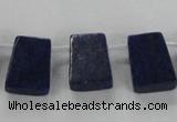 CTD1589 Top drilled 13*18mm trapezoid lapis lazuli gemstone beads