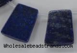 CTD1590 Top drilled 20*25mm trapezoid lapis lazuli gemstone beads