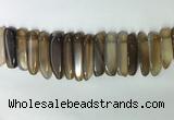 CTD2161 Top drilled 8*20mm - 10*40mm sticks agate gemstone beads