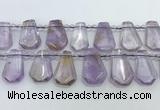 CTD2266 Top drilled 16*28mm - 20*30mm faceted freeform ametrine beads