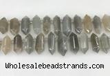 CTD2393 Top drilled 13*30mm - 14*42mm sticks moonstone beads