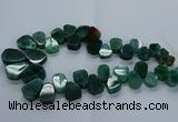 CTD2605 Top drilled 13*18mm - 23*33mm freeform agate beads