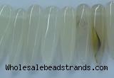 CTD2678 Top drilled 8*25mm - 10*50mm bullet agate beads wholesale