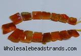 CTD2756 Top drilled 25*30mm - 35*45mm freeform agate beads