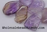 CTD303 Top drilled 15*20mm - 20*25mm freeform ametrine gemstone beads