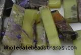 CTD330 Top drilled 10*25mm - 10*45mm sticks charoite beads