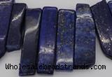 CTD352 Top drilled 10*28mm - 10*50mm wand lapis lazuli beads