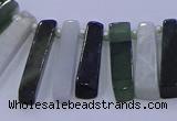 CTD3695 Top drilled 6*15mm - 8*35mm sticks jade beads wholesale