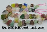 CTD3699 Top drilled 15*20mm - 25*30mm freeform mixed gemstone beads