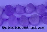 CTD3886 Top drilled 8*10mm - 10*14mm freeform kunzite beads