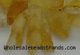 CTD417 Top drilled 10*20mm - 15*35mm nuggets citrine gemstone beads