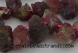 CTD440 Top drilled 8*12mm - 13*18mm nuggets tourmaline beads