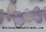 CTD478 Top drilled 10*15mm - 15*35mm freeform amethyst beads