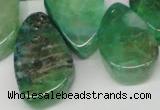 CTD688 Top drilled 18*25mm - 28*40mm freeform agate gemstone beads