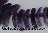 CTD712 Top drilled 12*25mm - 15*40mm wand agate gemstone beads