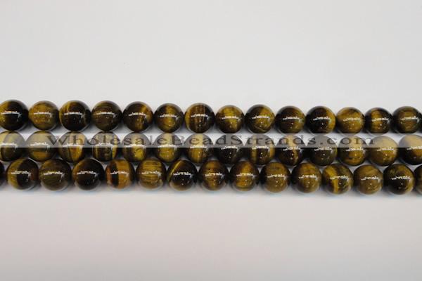 CTE1211 15.5 inches 8mm round AB grade yellow tiger eye beads