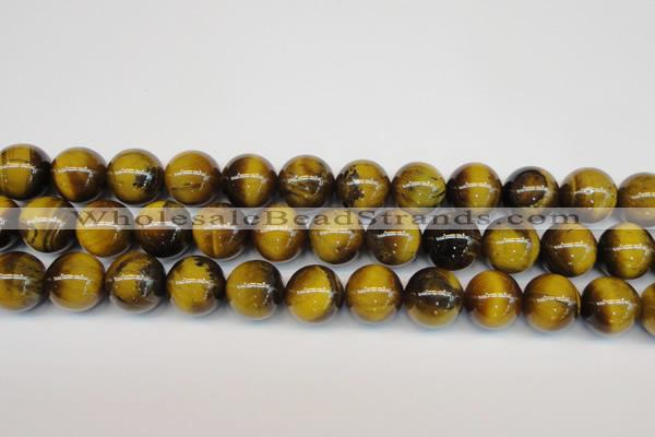 CTE1314 15.5 inches 14mm round B grade yellow tiger eye beads