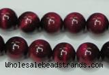 CTE138 15.5 inches 12mm round dyed tiger eye gemstone beads