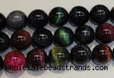 CTE148 15.5 inches 10mm round colorful tiger eye beads wholesale